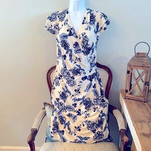 Ralph Lauren Floral Cap Sleeve Sheath Dress, Size 6